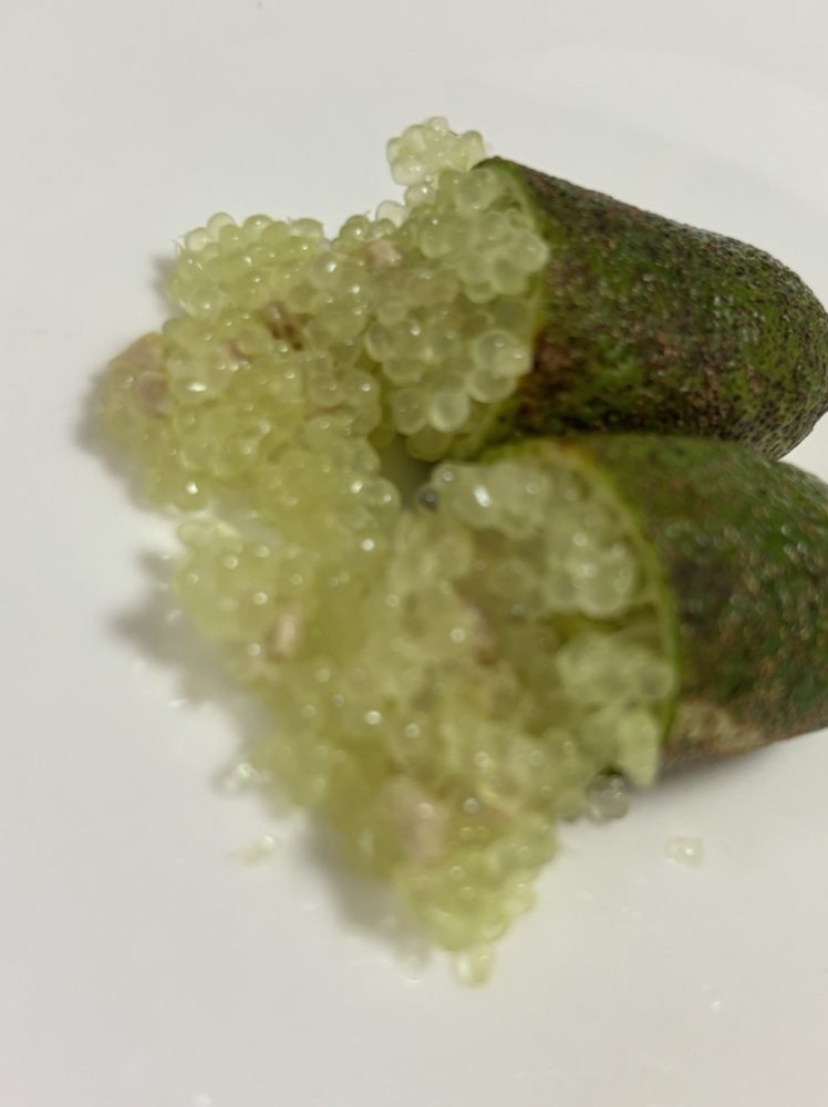 フィンガーライムのつぶ
