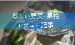 珍しい野菜・果物レヴュー記事